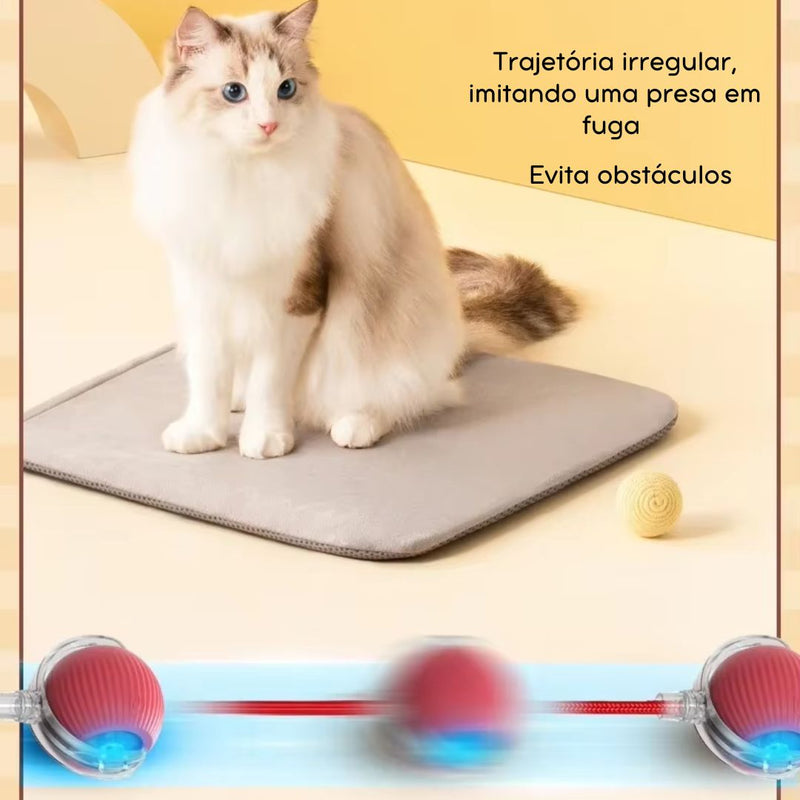 Bola Elétrica com Cauda para Pets – Brinquedo Interativo e Estimulante
