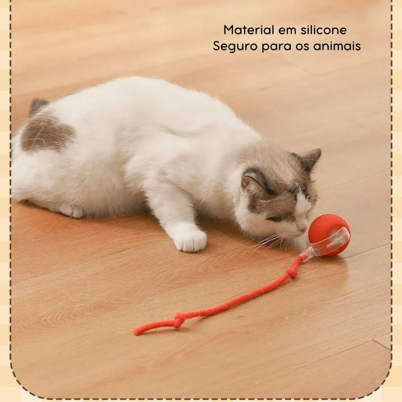 Bola Elétrica com Cauda para Pets – Brinquedo Interativo e Estimulante