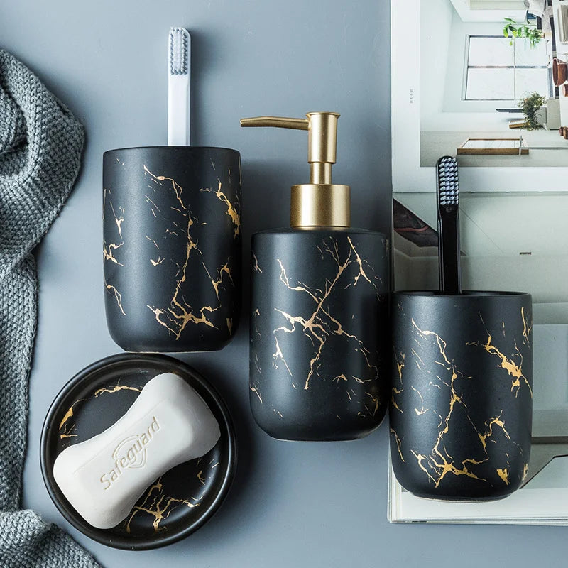 Kit Decoração de porcelanas para Banheiro